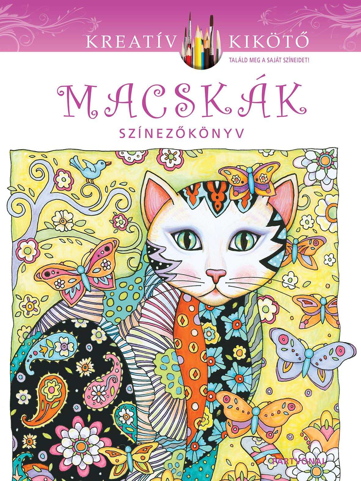 Marjorie Sarnat - Macskák - Színezőkönyv